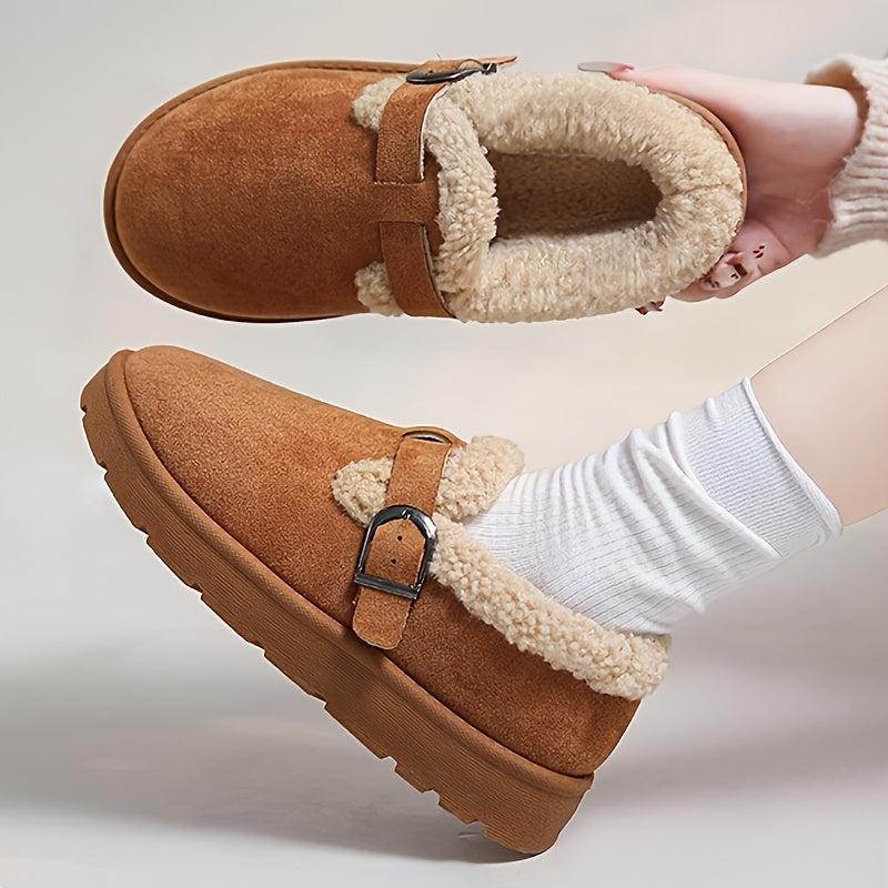 Maelis | Varme Slip-Ons Med Pelsfor