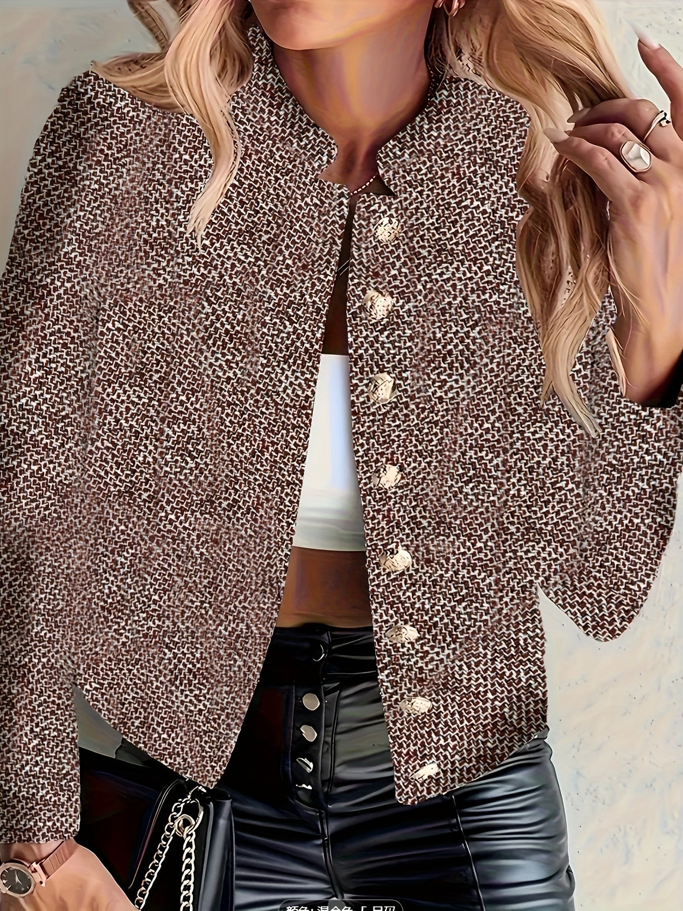 Amelise | Tweed Bouclé Jakke