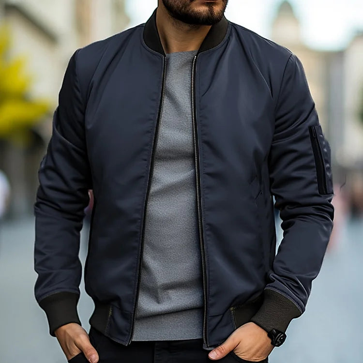 Alvaro™ | Herrer Casual Bomberjakke med Tidløs Stil og Komfort