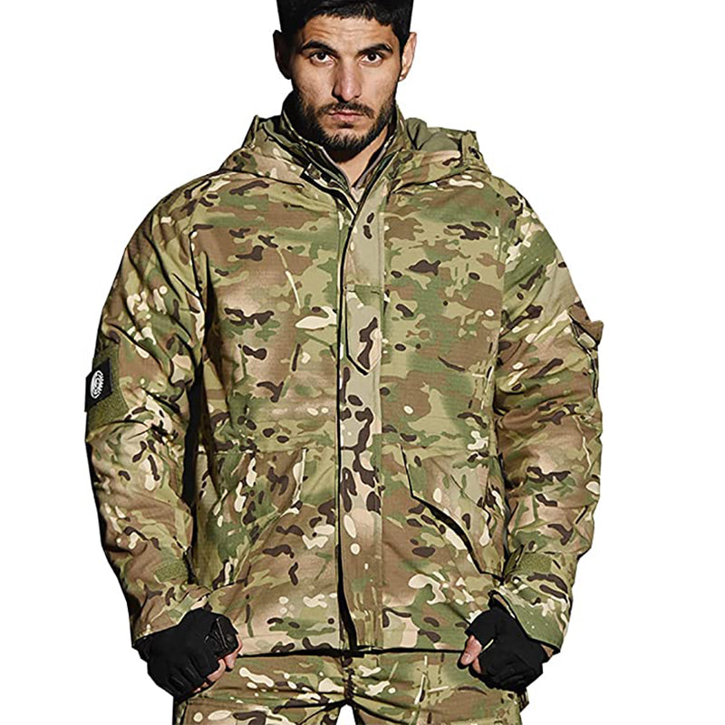 Sentinel | Taktisk Camo Vinterjakke med Hætte