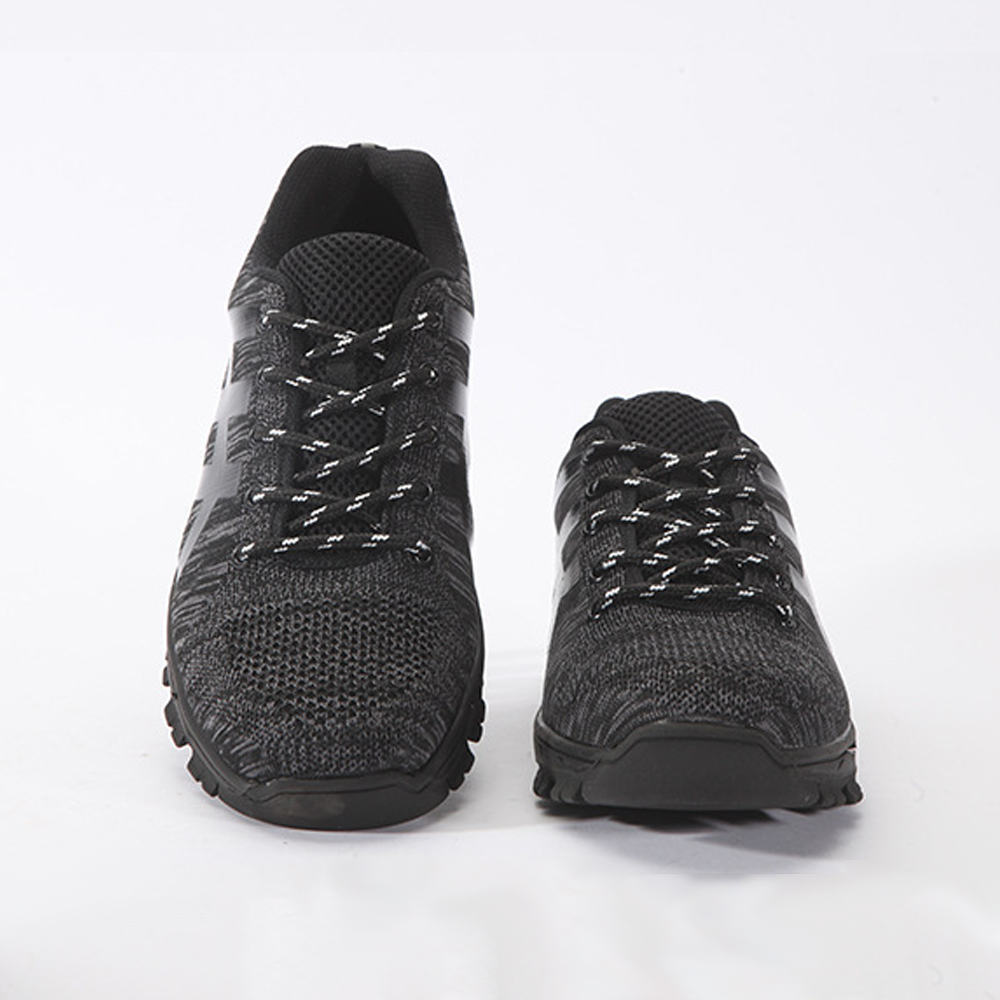 Fortanox™ | Herre Arbejdssko med Ståltå | Sporty Sikkerhedssko med Skridsikker Sål, Kevlar Mellemsål og Åndbart Mesh