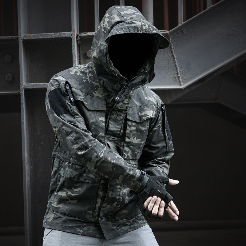 Vanguard | Taktisk Camo Softshell Jakke med Hætte