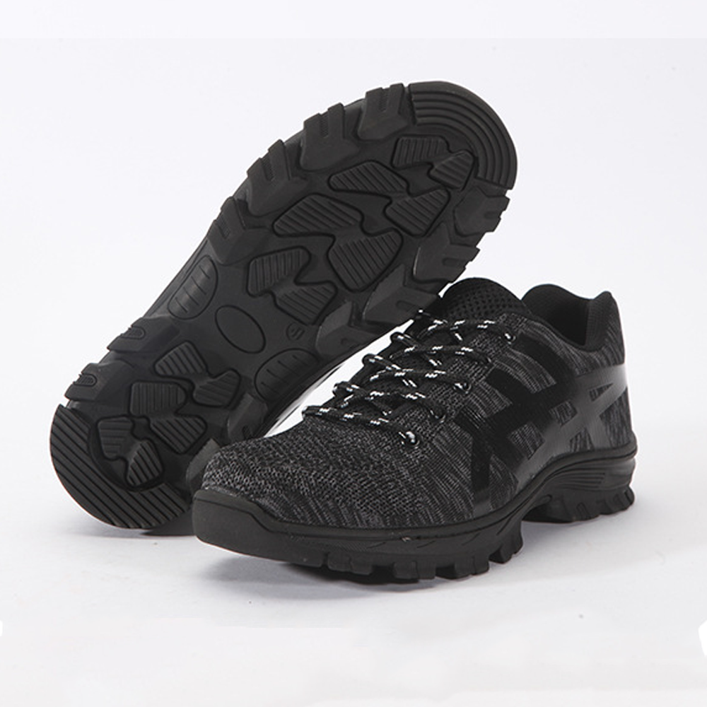 Fortanox™ | Herre Arbejdssko med Ståltå | Sporty Sikkerhedssko med Skridsikker Sål, Kevlar Mellemsål og Åndbart Mesh