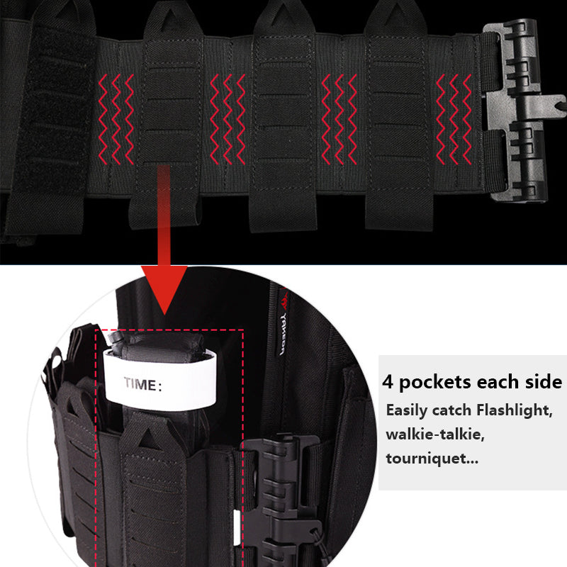 Aegis | Taktisk Plate Carrier Vest med MOLLE