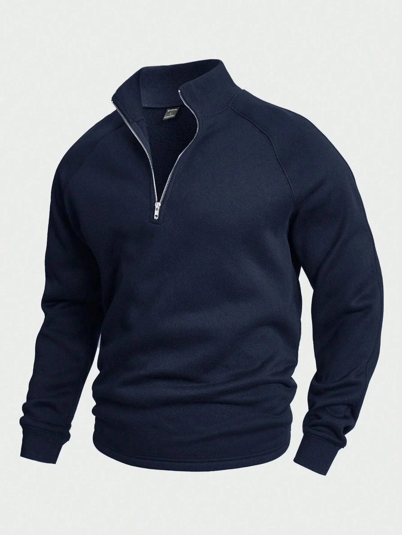 Milan | Herresweater med Halv Lynlås