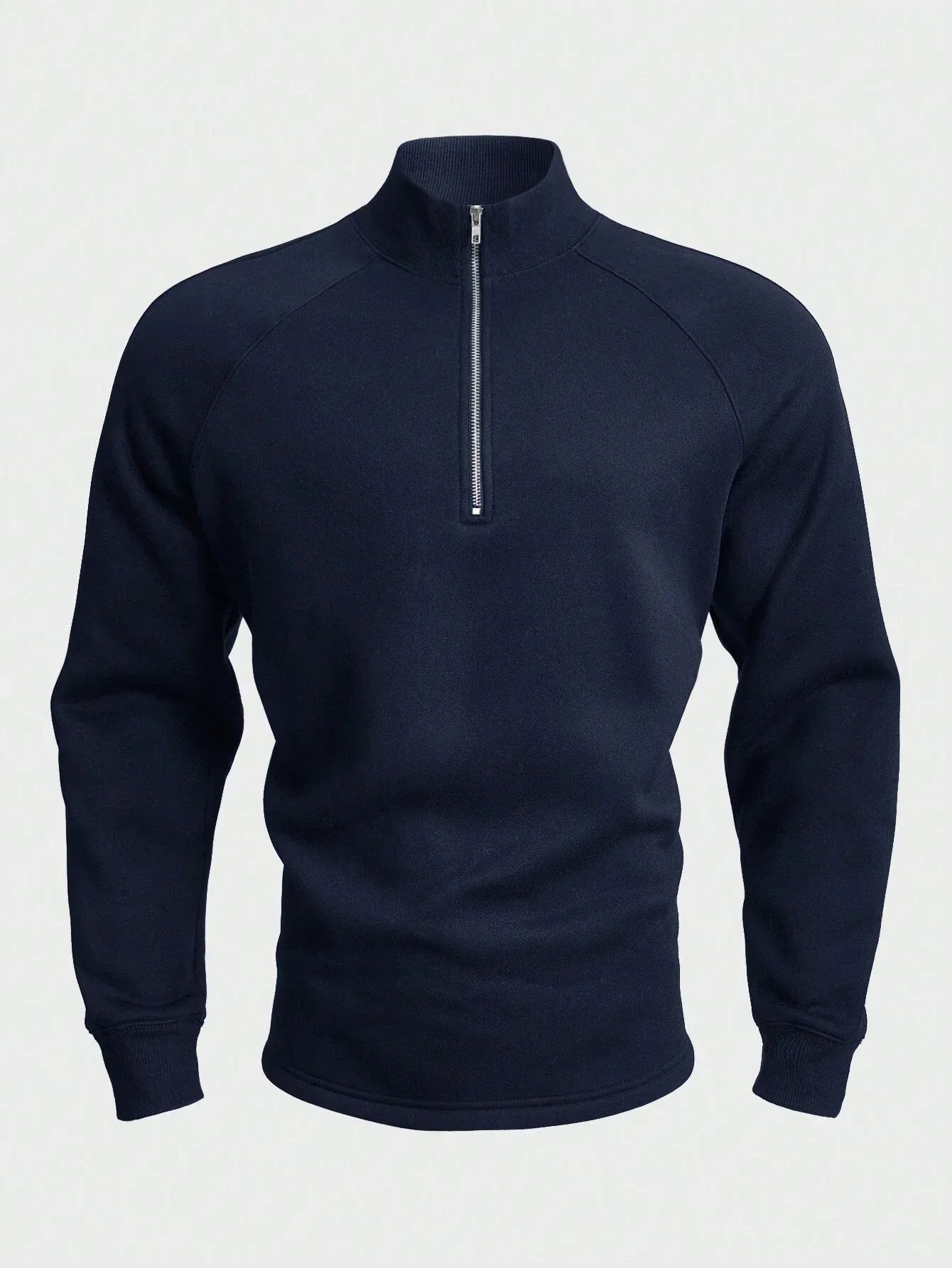 Milan | Herresweater med Halv Lynlås
