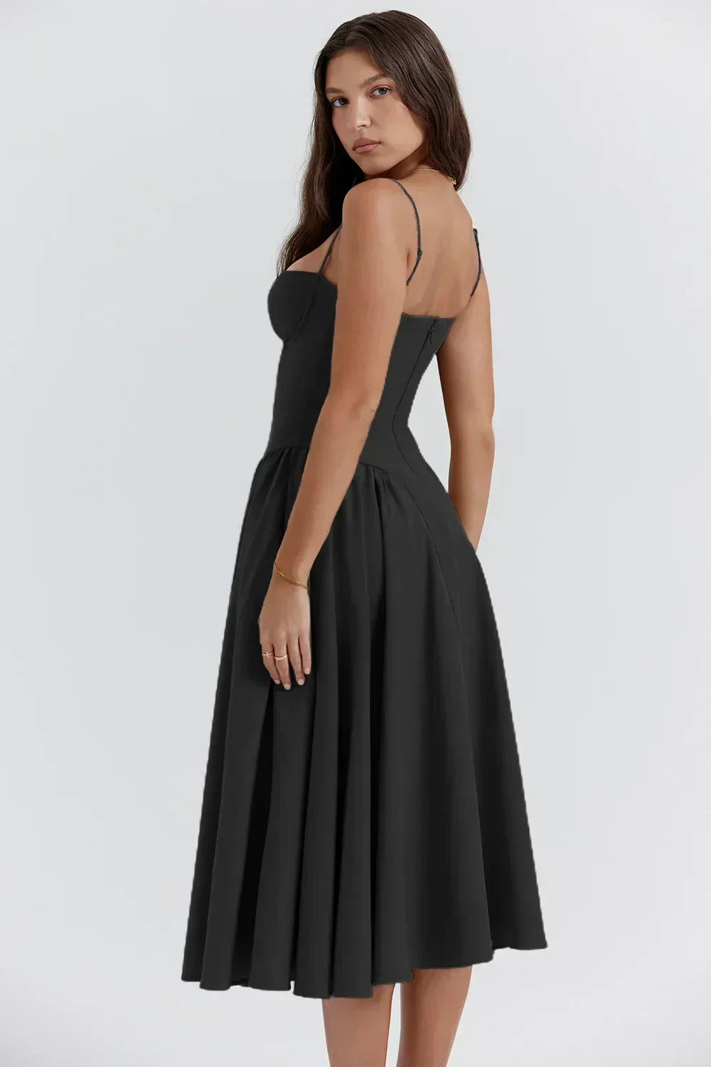 Elviera | Elegant Midikjole Damer