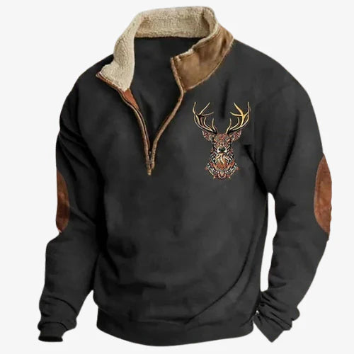 Richard™ | Half-Zip Pullover med Moderne Pasform og Foret Krave