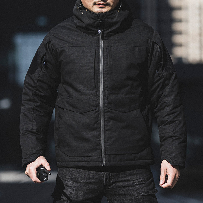 Aegis | Taktisk Camouflage Thermo Jakke med Hætte