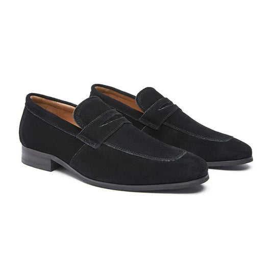 Alegro™ | Herrer Elegante Kalveskindsloafers med Lædersål