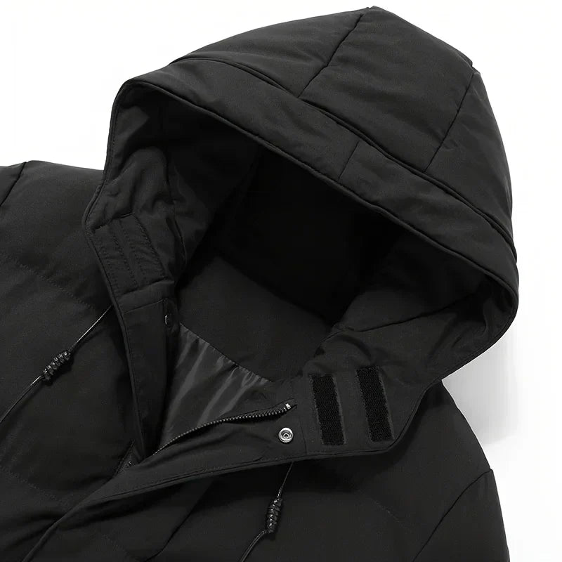 Victor™ | Mænd Polstret Lang Parka Vinterjakke Vandtæt med Højkvalitets Isolering