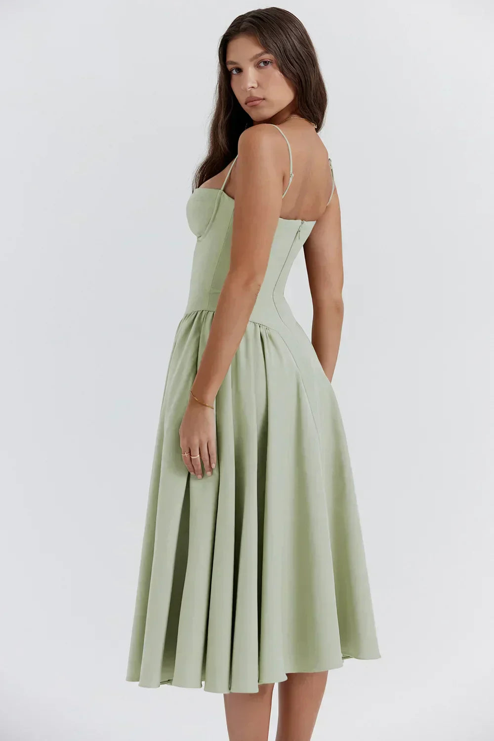 Elviera | Elegant Midikjole Damer