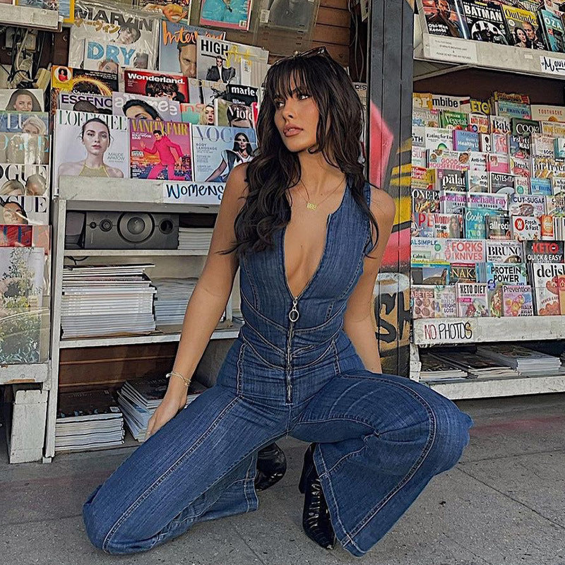 Serena | Denim Jumpsuit Damer