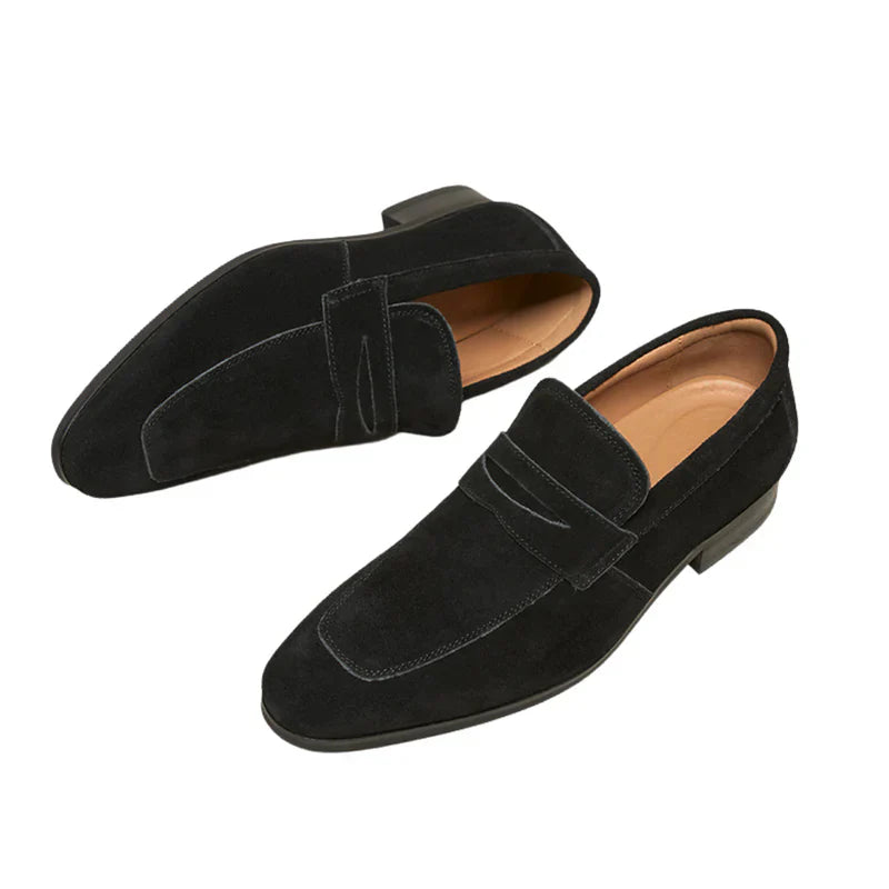 Alegro™ | Herrer Elegante Kalveskindsloafers med Lædersål