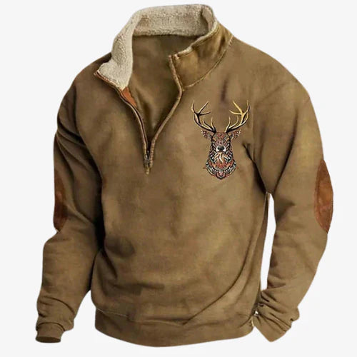 Richard™ | Half-Zip Pullover med Moderne Pasform og Foret Krave