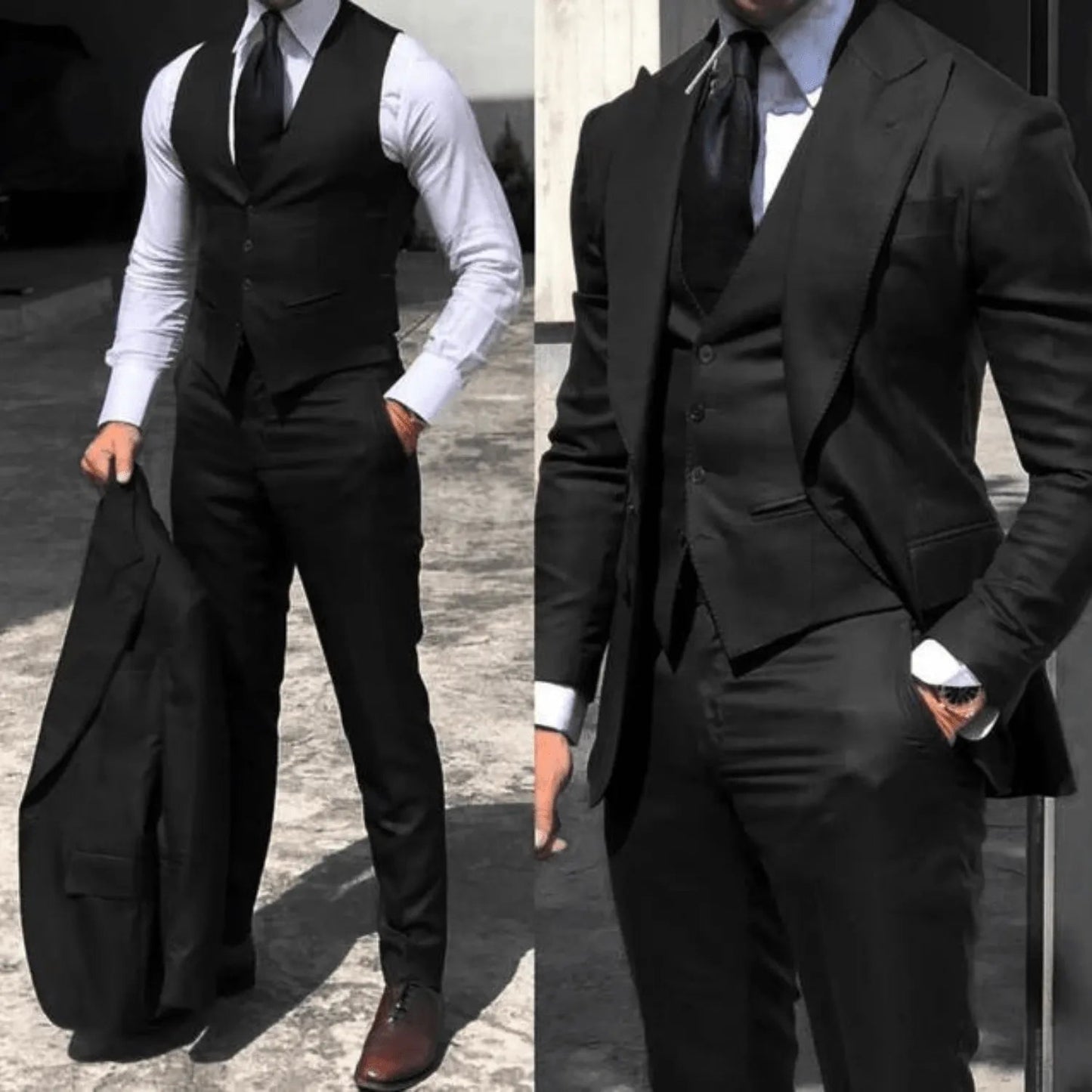 Lorenzo | 3-Dele Slim Fit Jakkesæt Herrer