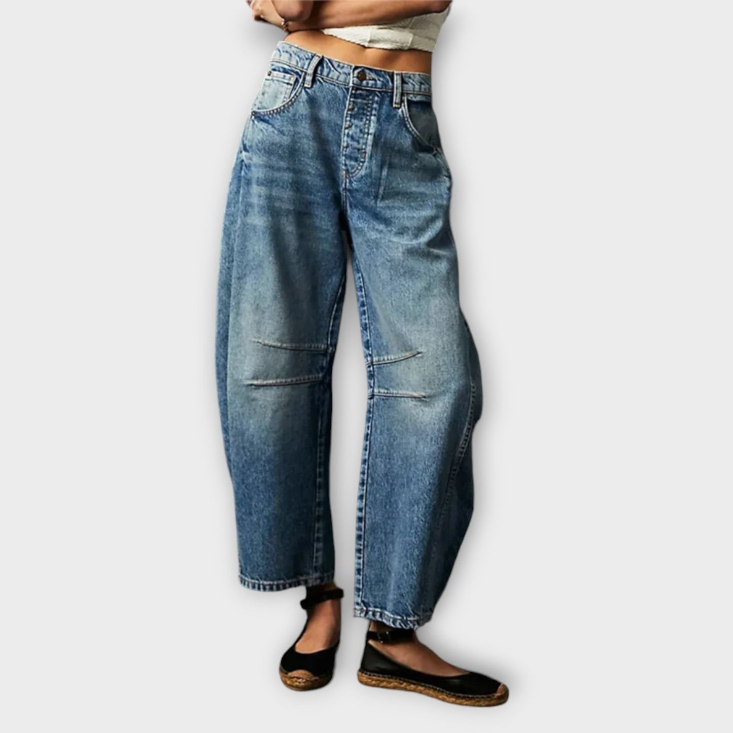 Valencia™ | Komfortable Vide Jeansbukser af Høj Kvalitet