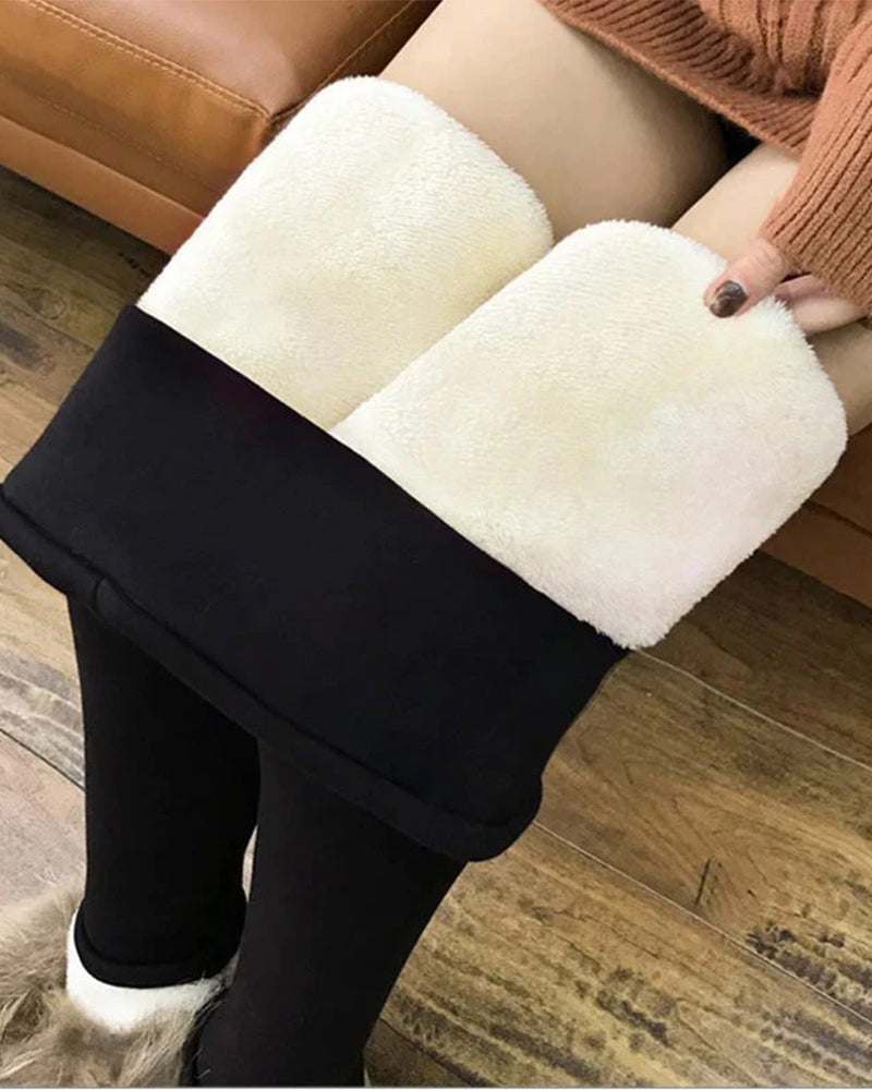 Kiara™ | Leggings med Plysfor og Høj Talje for Maksimal Varme