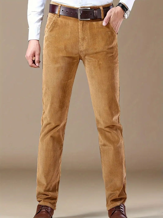 Salvatore™ | Ribbet Fløjlsjeans med Tidløs Stil og Komfortabel Pasform