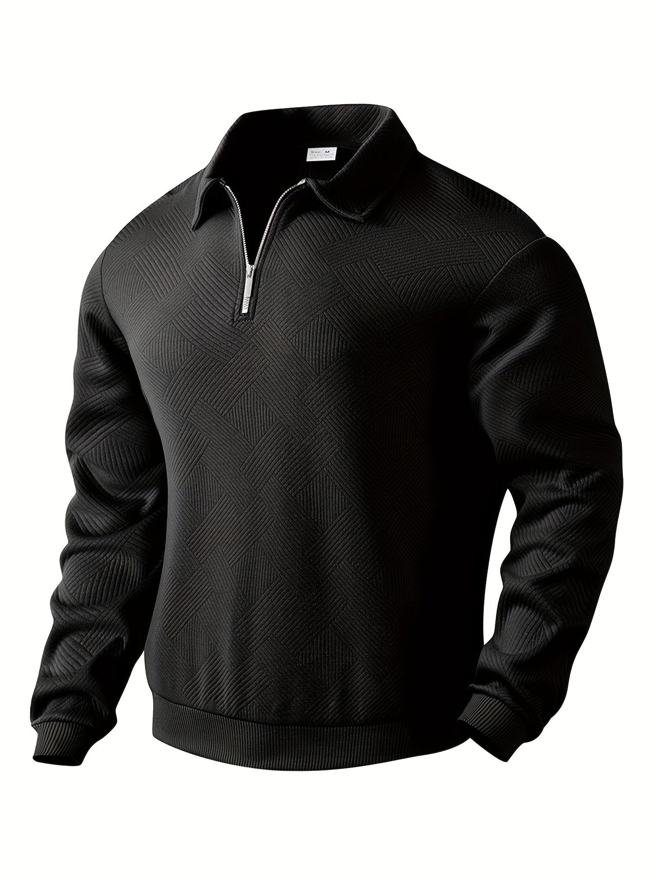 Mathéo™ | Herre Half-Zip Polo med Lange Ærmer og Moderne Stil