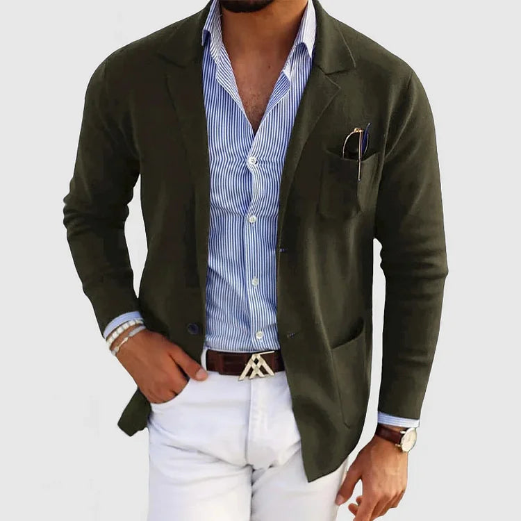 Liam™ | Herrer Casual Elegant Blazer Herre med Lange Ærmer og Luksuriøse Stoffer