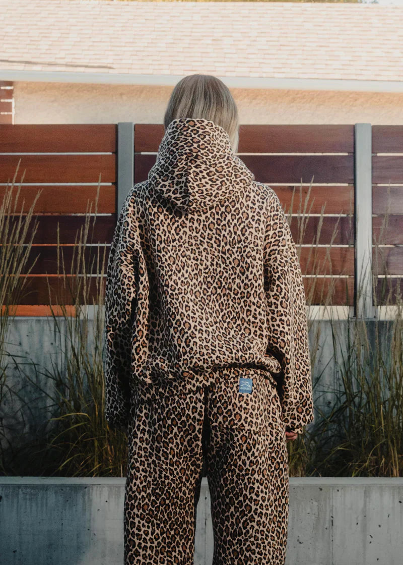 Léona™ | Komfortabel Oversized Hoodie med Leopardprint