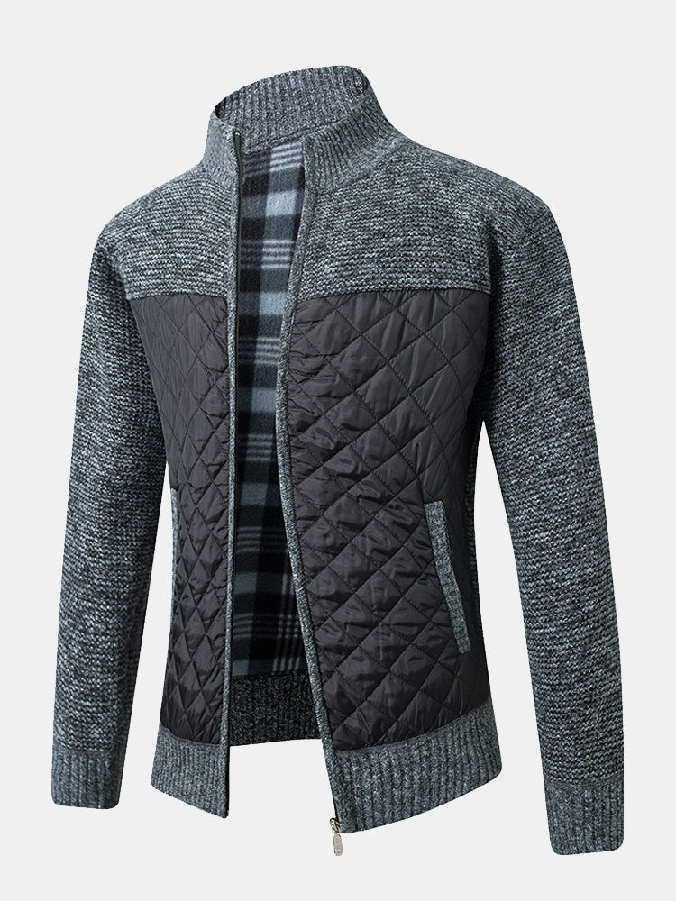 Asaro™ | Mænd Tidløs Vest med Ternet Mønster og Slim-Fit Pasform