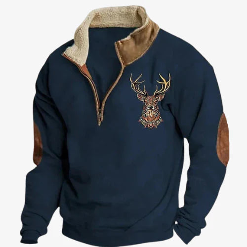 Richard™ | Half-Zip Pullover med Moderne Pasform og Foret Krave