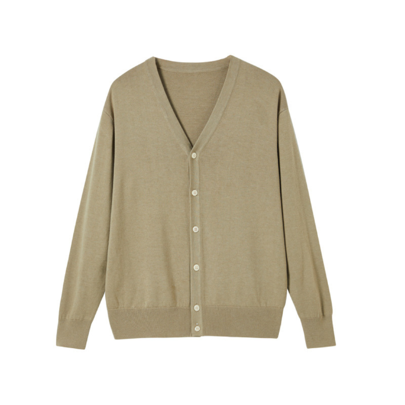 Elliot™ | Herre Finstrikket Cardigan med V-Hals og Knaplukning | Letvægt Striktrøje til Casual og Smart Casual Outfits