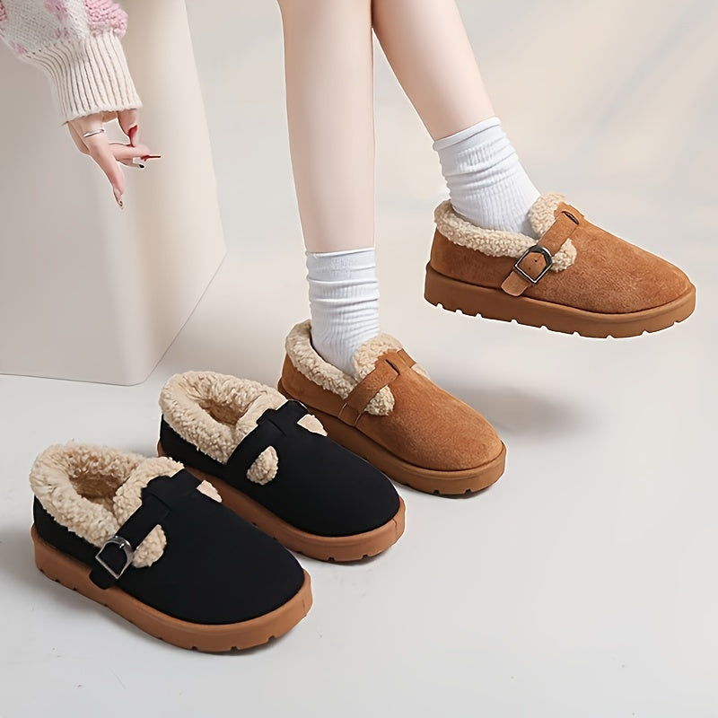 Maelis | Varme Slip-Ons Med Pelsfor
