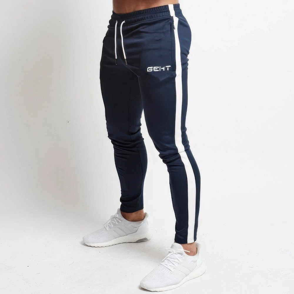 GEHT Active™ | Herre Slim Fit Joggingbukser | Tapered Træningsbukser til Fitness og Hverdag
