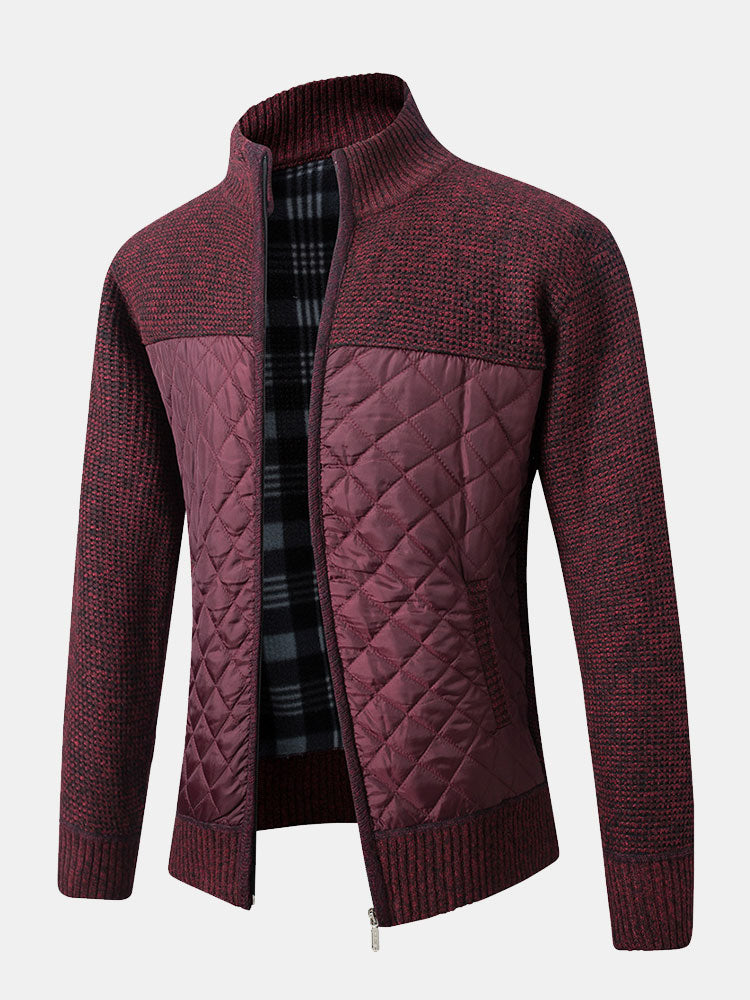Asaro™ | Mænd Tidløs Vest med Ternet Mønster og Slim-Fit Pasform