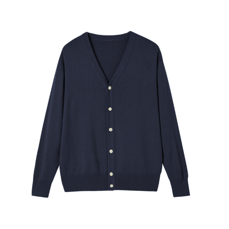 Elliot™ | Herre Finstrikket Cardigan med V-Hals og Knaplukning | Letvægt Striktrøje til Casual og Smart Casual Outfits