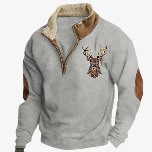 Richard™ | Half-Zip Pullover med Moderne Pasform og Foret Krave