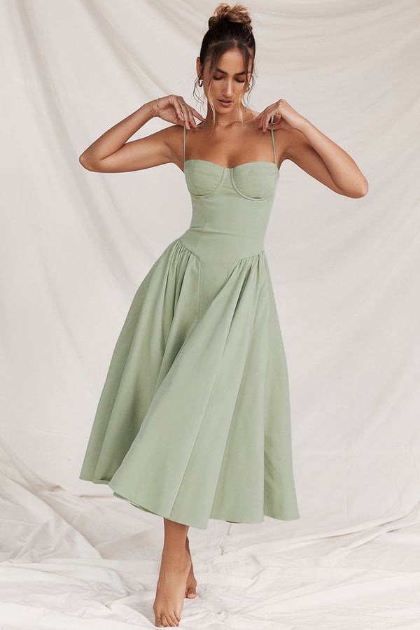Elviera | Elegant Midikjole Damer