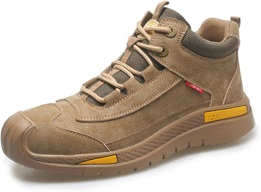 Titan™ | Herrer Stilfulde Sikkerhedssko med Stål-Tåkappe og Kevlar-Sål for Optimal Beskyttelse | Arbejdssko