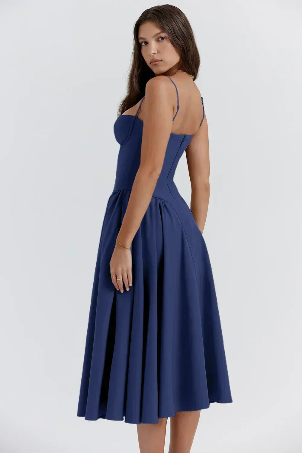 Elviera | Elegant Midikjole Damer