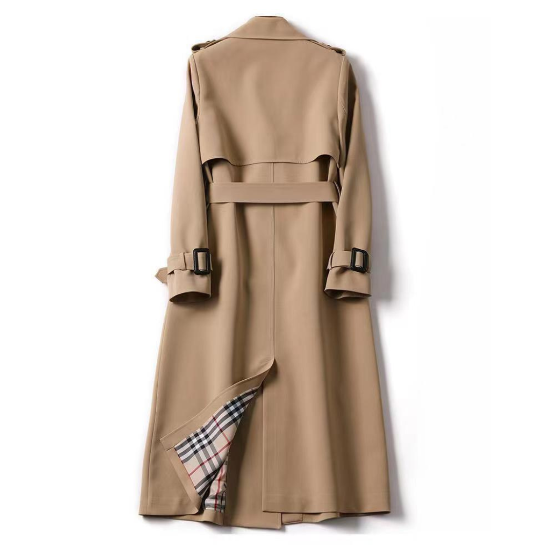 Ella™ | Elegant Damer Trenchcoat med Justerbar Pasform og Vandafvisende Beskyttelse