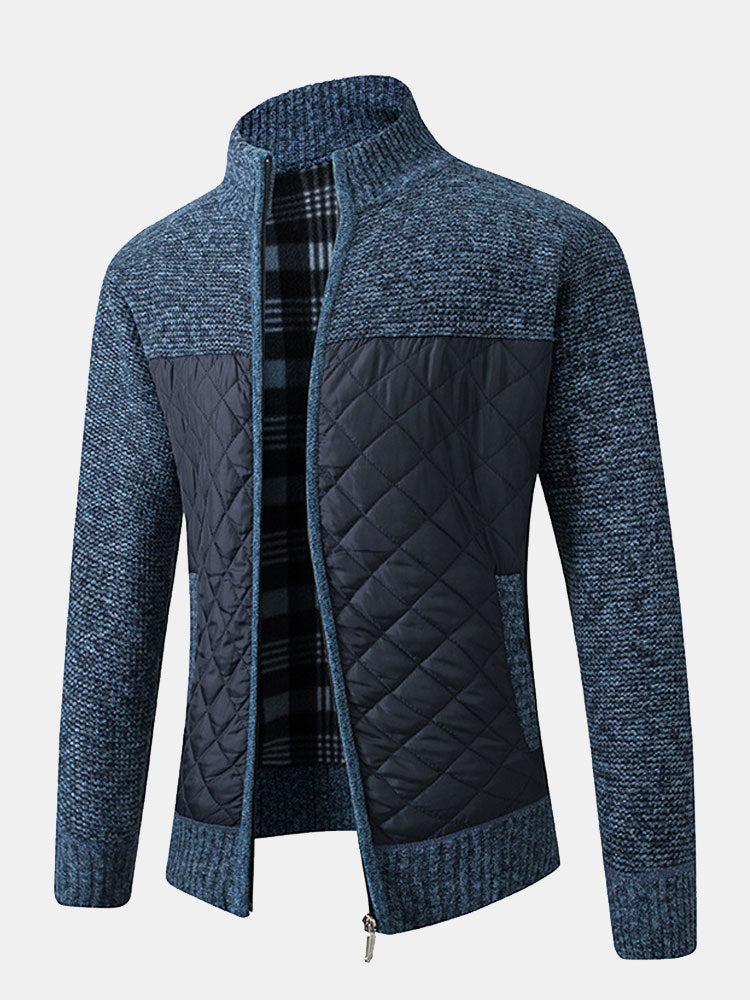 Asaro™ | Mænd Tidløs Vest med Ternet Mønster og Slim-Fit Pasform