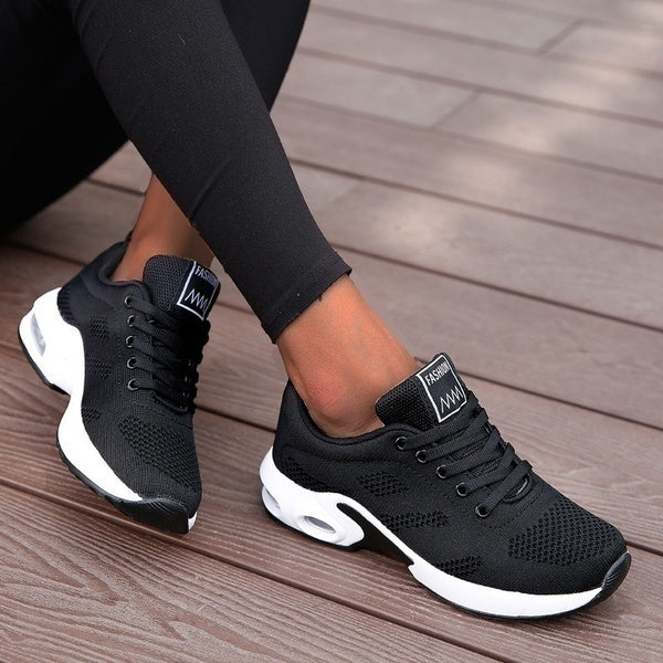 Eloura | Åndbare Dame Sneakers Med Forhøjet Sål