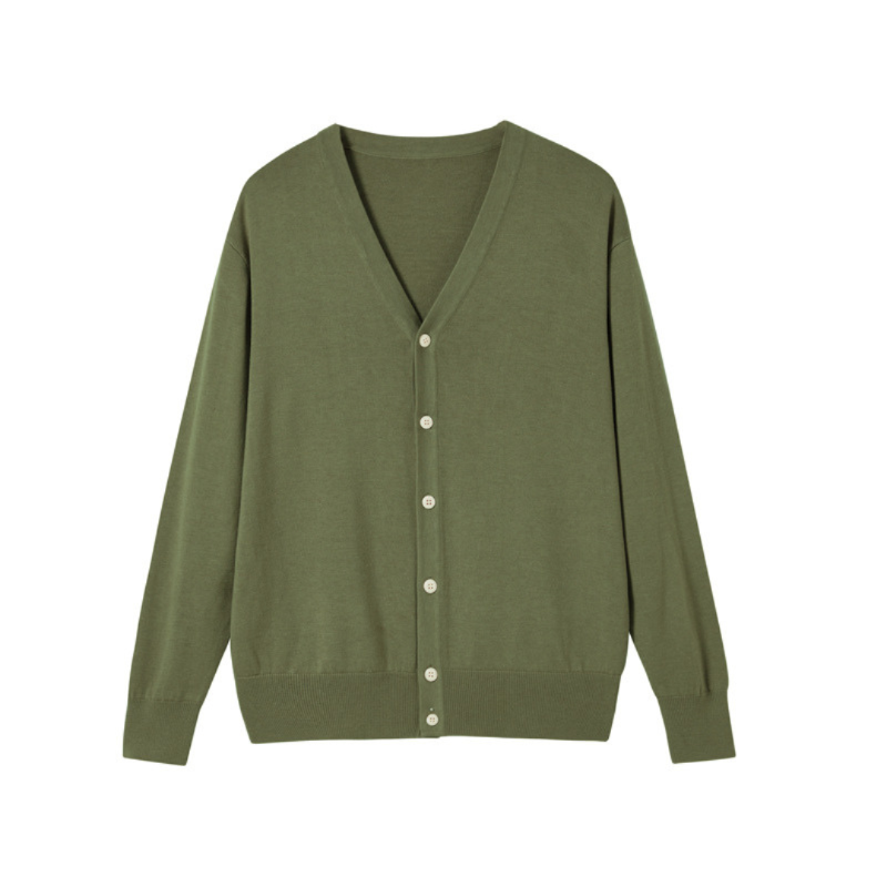 Elliot™ | Herre Finstrikket Cardigan med V-Hals og Knaplukning | Letvægt Striktrøje til Casual og Smart Casual Outfits