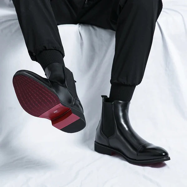 Adrien | Læder Chelsea Boots Herrer