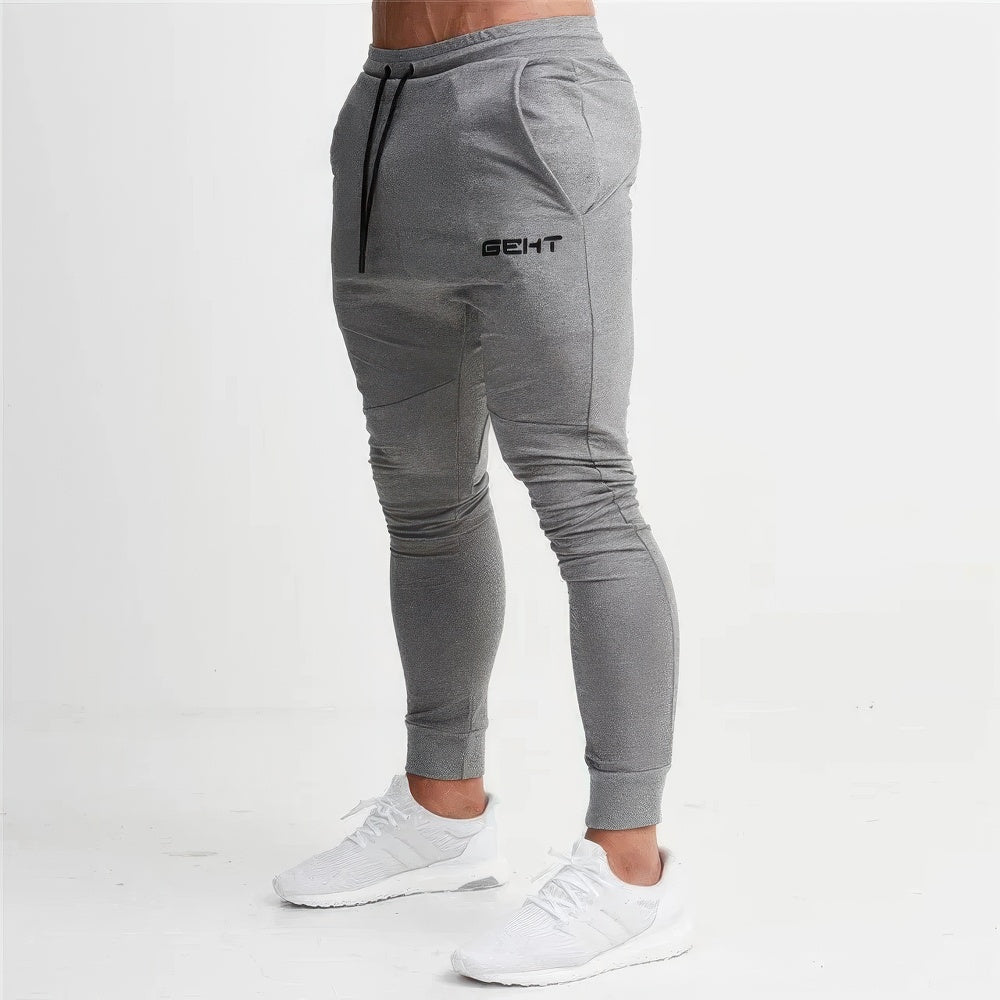 GEHT Active™ | Herre Slim Fit Joggingbukser | Tapered Træningsbukser til Fitness og Hverdag