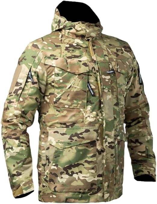 Tarek™ | Herrer Taktisk Vand- Og Vindafvisende Vinterjakke | Militær Outdoor Jakke Med Hætte Og Flere Lommer