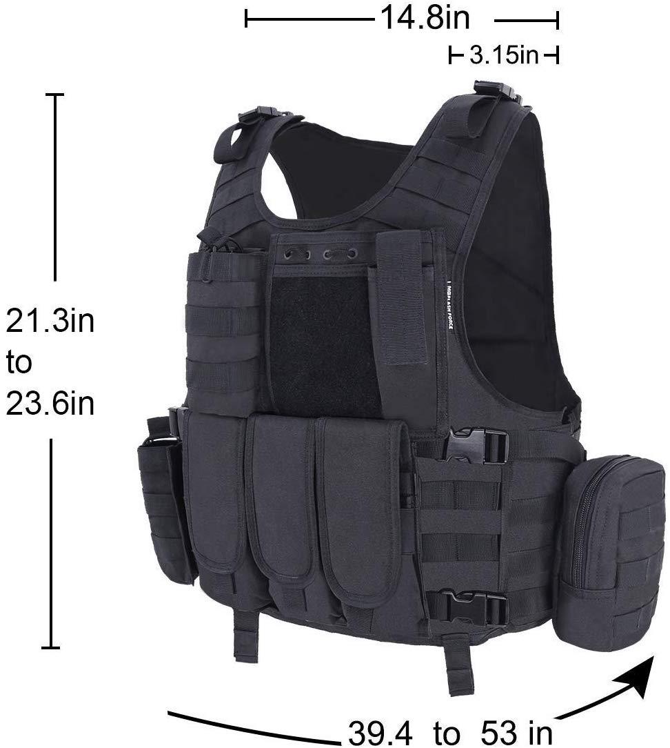 Axton | Taktisk Vest med MOLLE-System