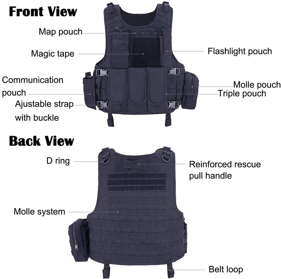 Axton | Taktisk Vest med MOLLE-System
