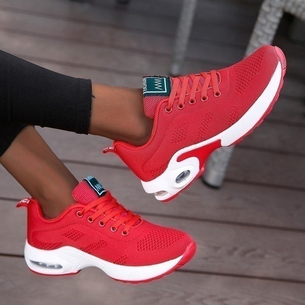 Eloura | Åndbare Dame Sneakers Med Forhøjet Sål