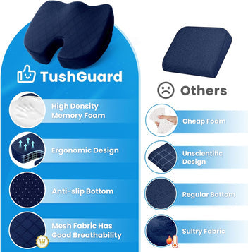 Orthia | Ergonomisk Siddepude i Memory Foam
