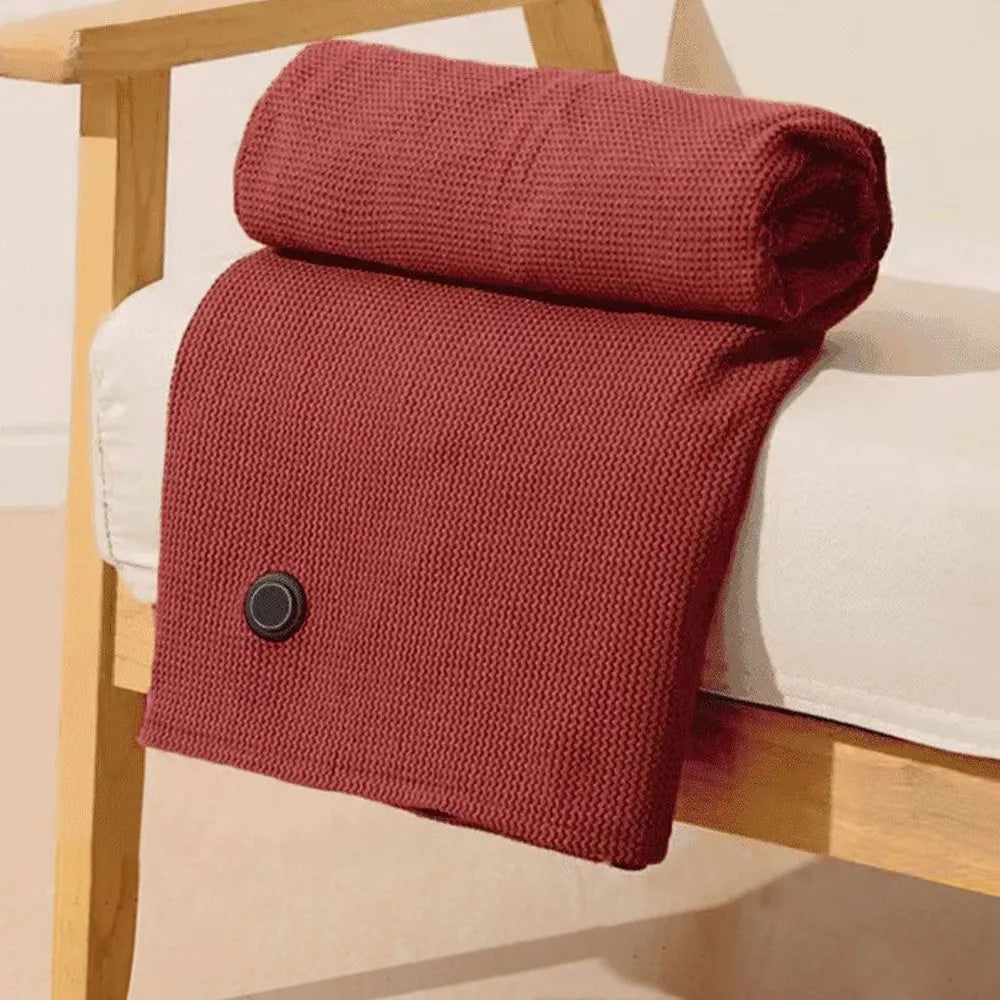 Warmify | Bærbart Varmetæppe og Tørklæde med USB Powerbank