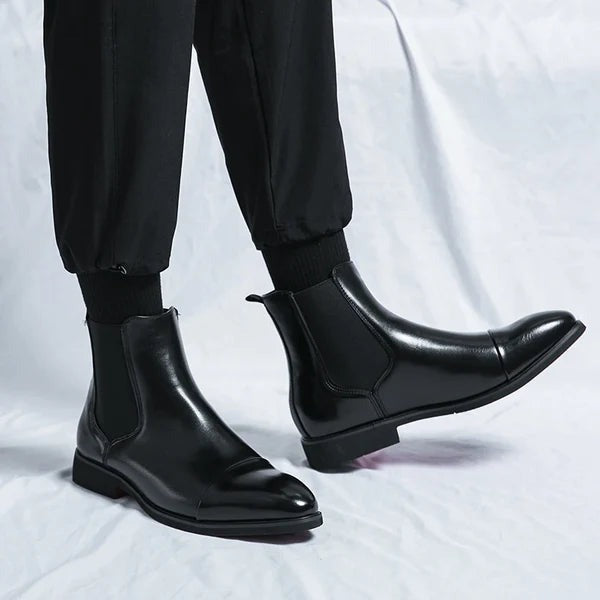 Adrien | Læder Chelsea Boots Herrer